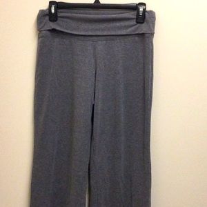 Gray yoga pants